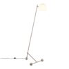 Eileen - Contemporary Floor Lamp - Nickel / White - Image 2