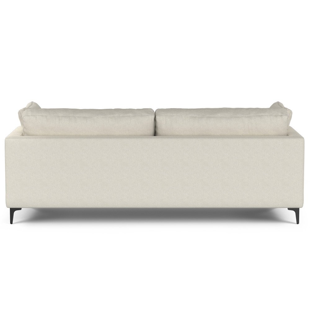Ava - Mid Century Sofa With Ottoman Set - Cream - Image 13