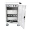 Mobile Charging Cart For Tablets Laptops 35 Device Capacity Matt Metal - Antique White - Image 9