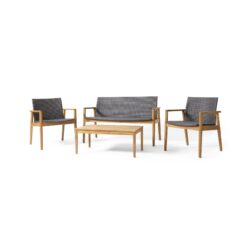 Bryan - Chat Set Outdoor Furniture Frame - Teak