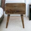 Curved Classic ed Nightstand - Gray Wash - Image 3