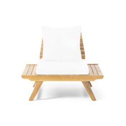 Sedona - Outdoor Club Chair With Slatted Design - Teak