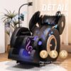 Automatic Massage Chair Recliner With Zero Gravity And Full Body Air Pressure - Black - Image 5