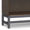 Banting - Low Wide Bookcase - Walnut Brown - Image 6