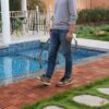 Acacia Wood Interlocking Deck Tiles Checker Pattern For Outdoor Flooring - Brown - Image 15