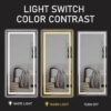 Led Mirror Full Length Mirror With Lights Wide Standing Tall Full Size Mirror For Bedroom Giant Full Body Mirror Large Floor Mirror With Lights Stand Up Dressing Big Lighted Mirror - Black - Image 6