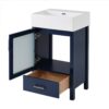 Bathroom Vanity With Ceramic Sink And Ample Storage, Ideal For Small Bathrooms - Blue - Image 17