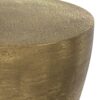 Cavan - Cast Aluminum Side Table - Antique Brass - Image 8