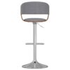 Lowell - Adjustable Swivel Bar Stool - Light Gray - Image 3