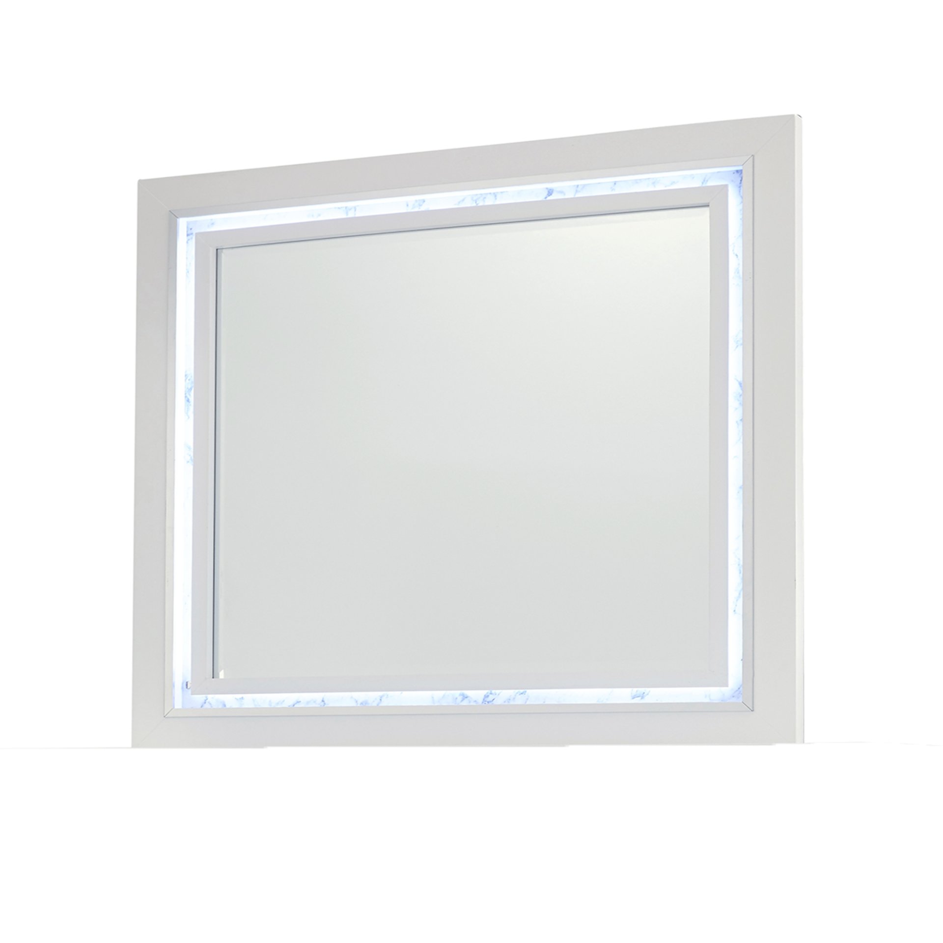 Skye - Marble Mirror - White - Image 4
