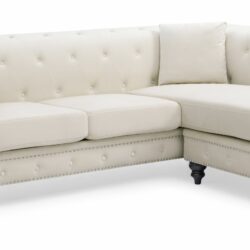 Nola - Sofa Chaise - Ivory