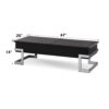 Calmam - High Gloss Coffee Table With Lift Top - Black - Image 11
