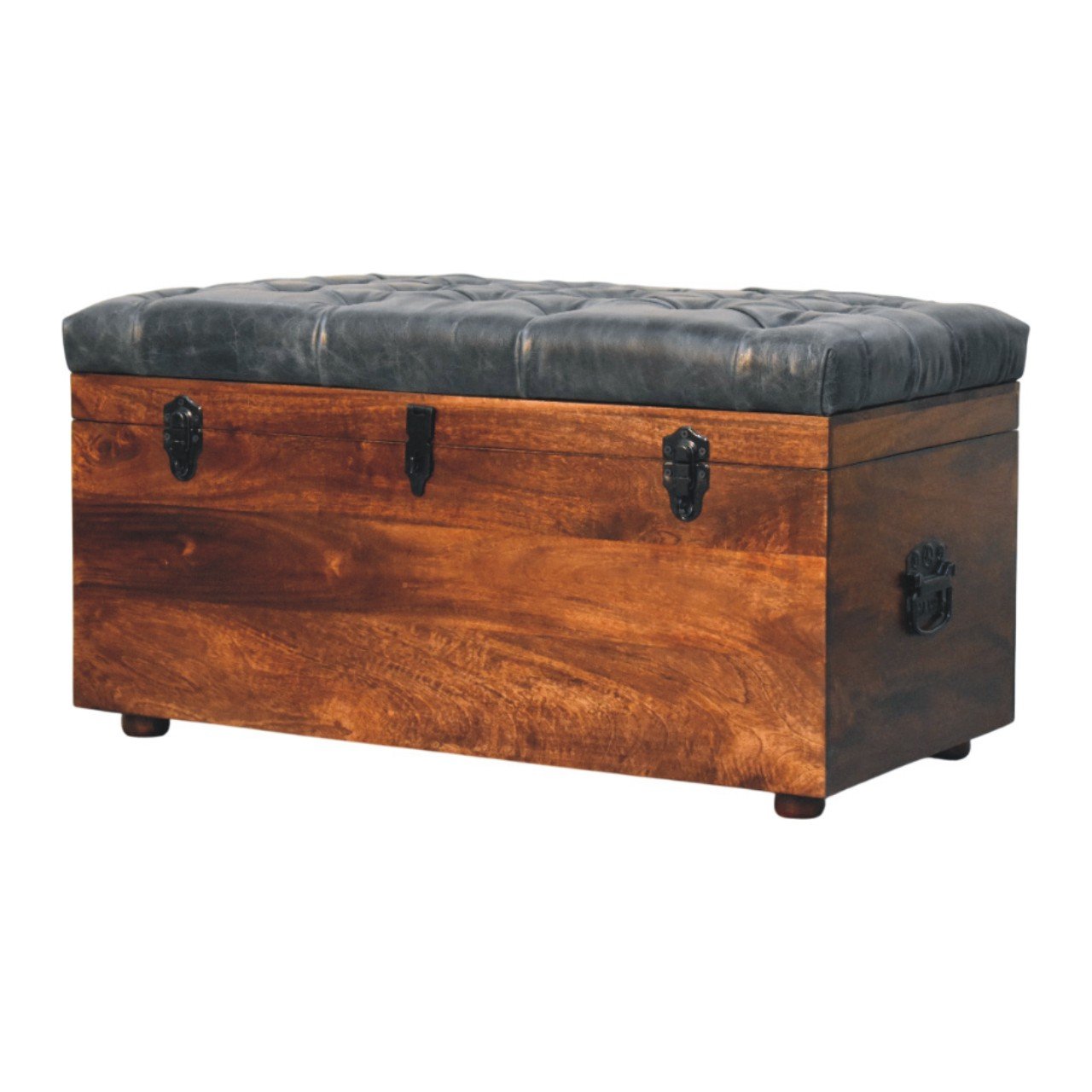 Buffalo - Hide Storage Trunk - Brown - Image 4