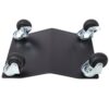 Professional Steel Vehicle Dollies, Heavy Duty Wheel Dolly Steel Tire Skates With Brakes, 2 Pack, 2500Lbs Capacity - Black - Image 10