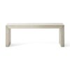 Acacia Wood Dining Bench - Light Gray Oak - Image 5