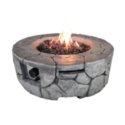 Reinforced - Outdoor Fire Pit - Stone Gray