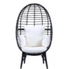 Penelope - Patio Lounge Chair - Black - Image 8