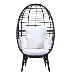 Penelope - Patio Lounge Chair - Black