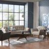 Mid - Century Lounge Chair With Button Tufting - Light Gray - Image 7