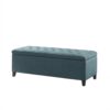 Tufted Top Soft Close Storage Bench - Blue - Image 5