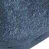 Modern Ottoman Oval Storage Bench With Rubber Wood Legs - Dark Blue - Image 8