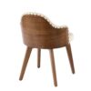 Ahoy - Mid-Century Chair - Walnut / Cream - Image 3