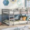Full Over Full Classic Bunk Bed & Ladder - Gray - Image 12