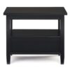 Warm Shaker - Narrow Side Table - Black - Image 3
