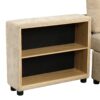 Versatile Sofa Bed Modular Sofa Free Combined Sofa With 2 Storage Racks - Brown - Image 24