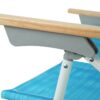 Backpack Beach Chair, Beach Towel, 5 Position Chair With Pouch Folding Lightweight Positions Back Pack, 1 Piece - Aqua Blue - Image 12