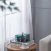 Bethany - Aqua Jewelry Box, Stackable Decorative Storage Boxes With Lids - Colorful - Image 7