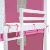Full Size Bunk House Bed With Tent - Pink / White - Image 11