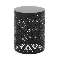 Outdoor Metal, End Table Large - Black