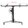 Drywall Panel Hoist Lift With 16Ft Reach, Welded Steel, 150 Lbs Capacity - Black - Image 14