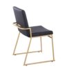 Dutchess - Contemporary Dining Chair (Set of 2) - Gold / Black - Image 4