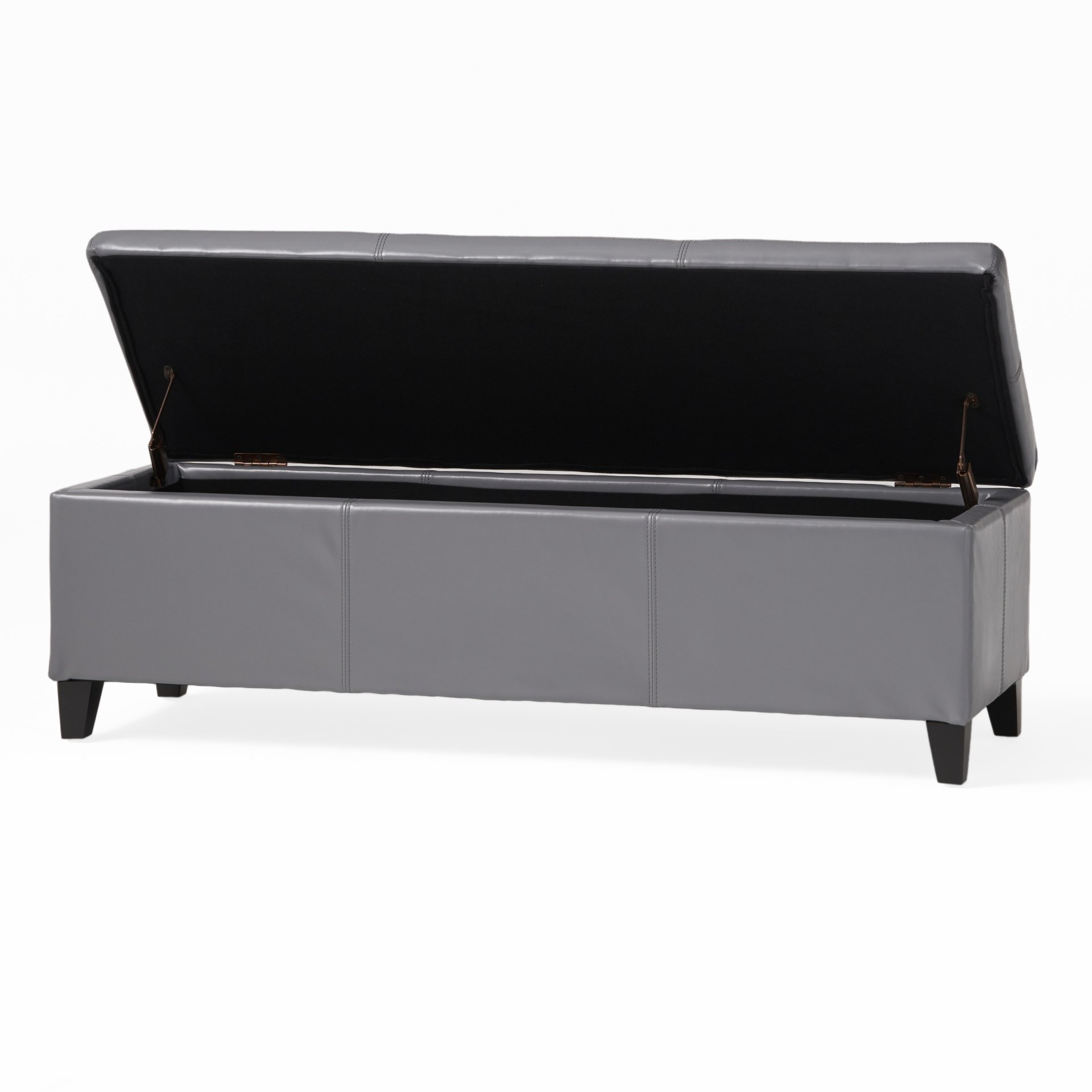 Glouster - Contemporary Storage Ottoman With Versatile Functionality - Gray - Image 9