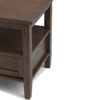 Warm Shaker - End Table - Farmhouse Brown - Image 6