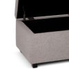 Hamilton - Storage Ottoman - Cloud Gray - Image 6
