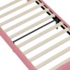 Twin Size Lovely Crown Fantasy Leather Princess Bed With Tufted Headboard - Pink / Cream - Image 10