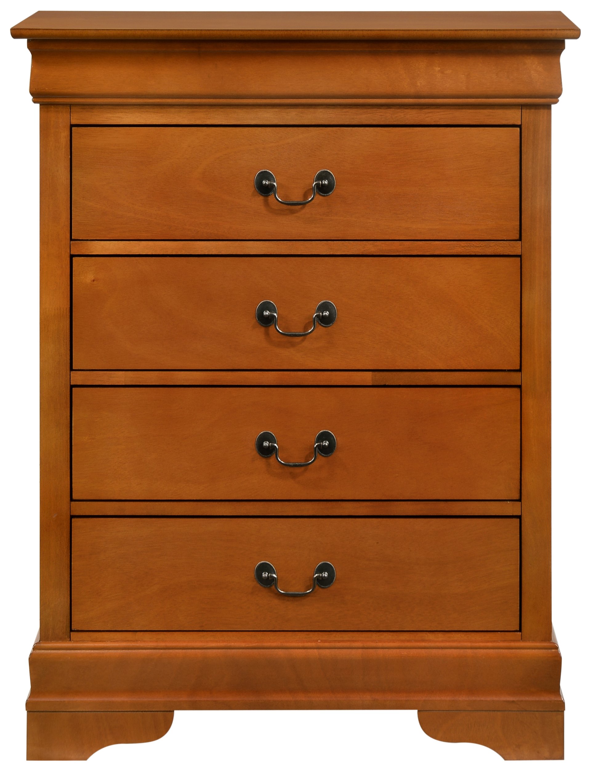 4 Drawer Chest Traditional Style- Oak - Image 6