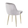 Marcel - Contemporary Dining Chair (Set of 2) - Silver - Image 4