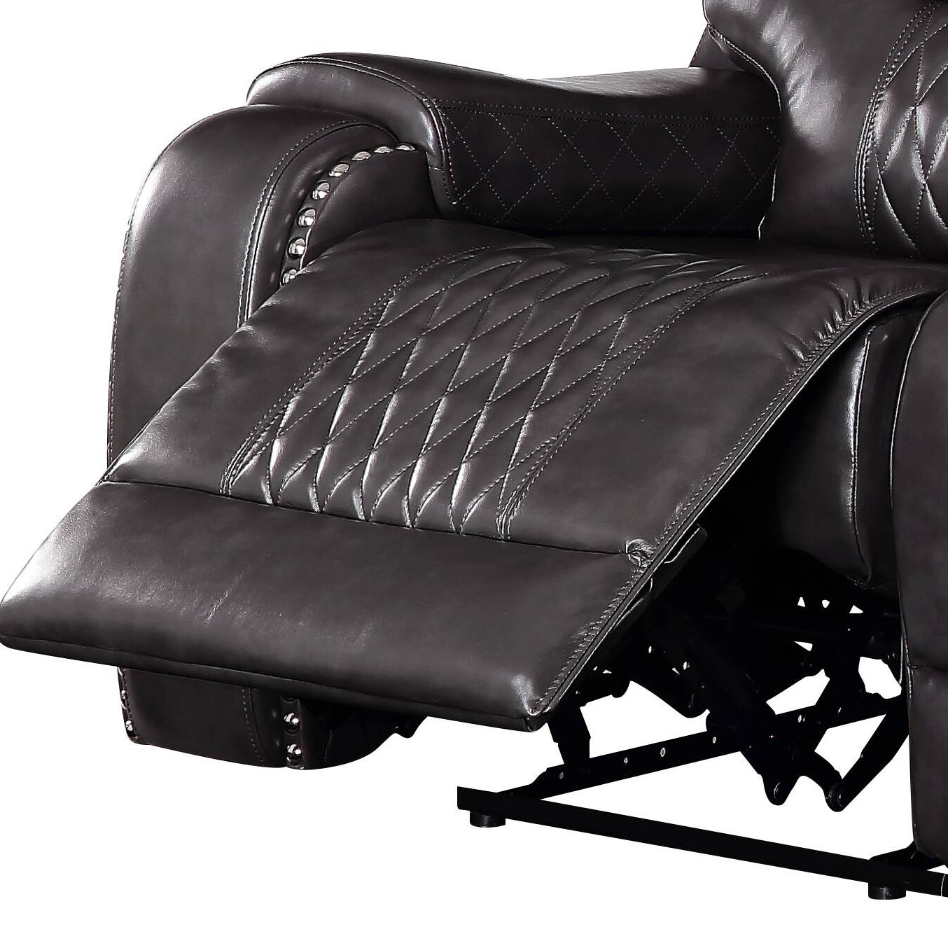 Braylon - 3 Pieces Living Room Set, Manual Recliner - Brown - Image 2