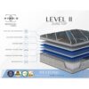 Comfort Care - 15" California King Euro Top Hybrid Mattress, Plush Comfort - Gray / Blue - Image 4