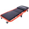 Mechanic Creeper, Z Creeper Seat 2 In 1 Low Profile With 6 Wheels Steel Vinyl - Red - Image 8