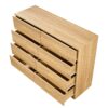Modern Natural 8 Drawer Dresser For Bedroom With Ample Storage, Sturdy And Safe - Natural - Image 8