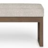 Milltown - Large Ottoman Bench - Platinum - Image 2