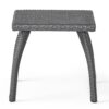 Luminant - Outdoor Side Table With Iron Frame - Gray - Image 4
