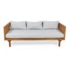 Claremont - 3 Seater Daybed With Water Resistant Cushions - Teak - Image 4