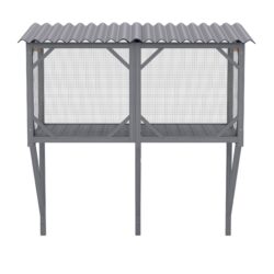 Cat Window Box Catio Outdoor Cat Enclosure For Sunbathing Napping & Viewing Window Perch For Large Indoor Cats All Weather Use Cat Cage - Gray