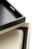 Avalon - 5 Piece Storage Ottoman - Satin Cream - Image 4